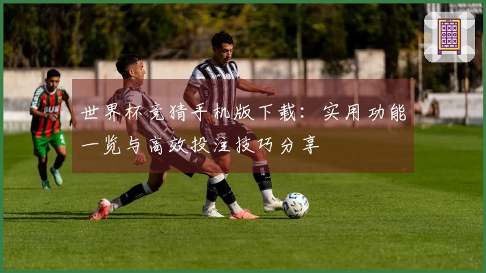 世界杯竞猜手机版下载：实用功能一览与高效投注技巧分享